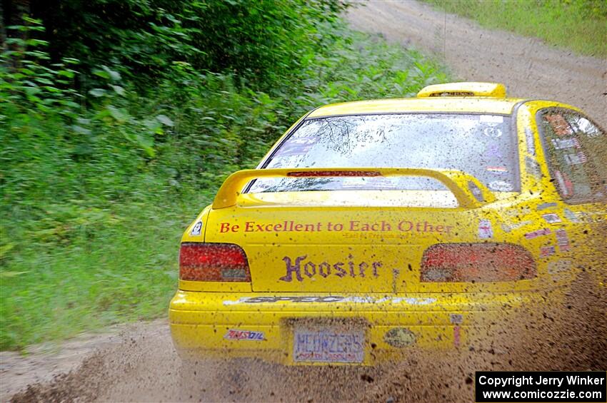 Kevin Allen / Liz Cordara Subaru Impreza on SS1, Steamboat I.