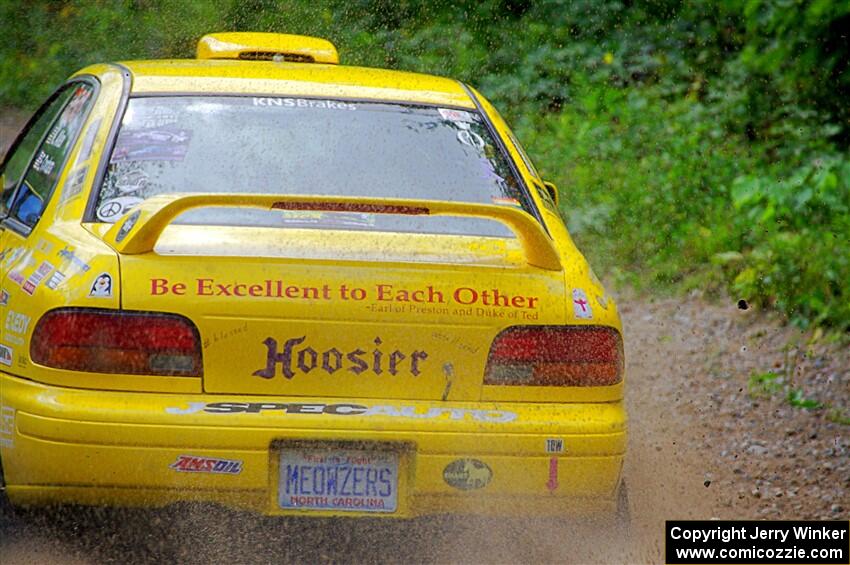 Kevin Allen / Liz Cordara Subaru Impreza on SS1, Steamboat I.