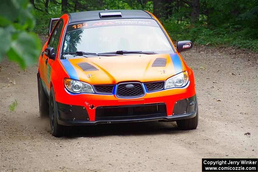 Mike Engle / Morgan Engle Subaru WRX on SS1, Steamboat I.