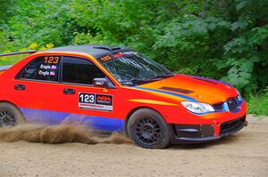 Mike Engle / Morgan Engle Subaru WRX on SS1, Steamboat I.