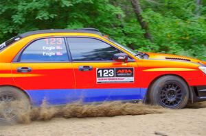 Mike Engle / Morgan Engle Subaru WRX on SS1, Steamboat I.