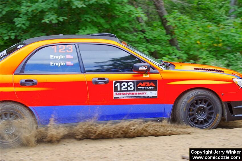 Mike Engle / Morgan Engle Subaru WRX on SS1, Steamboat I.