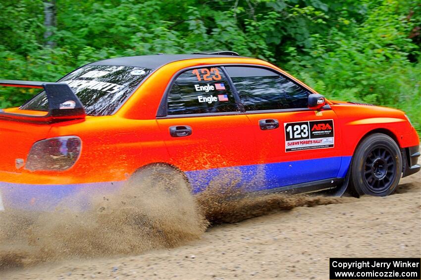 Mike Engle / Morgan Engle Subaru WRX on SS1, Steamboat I.