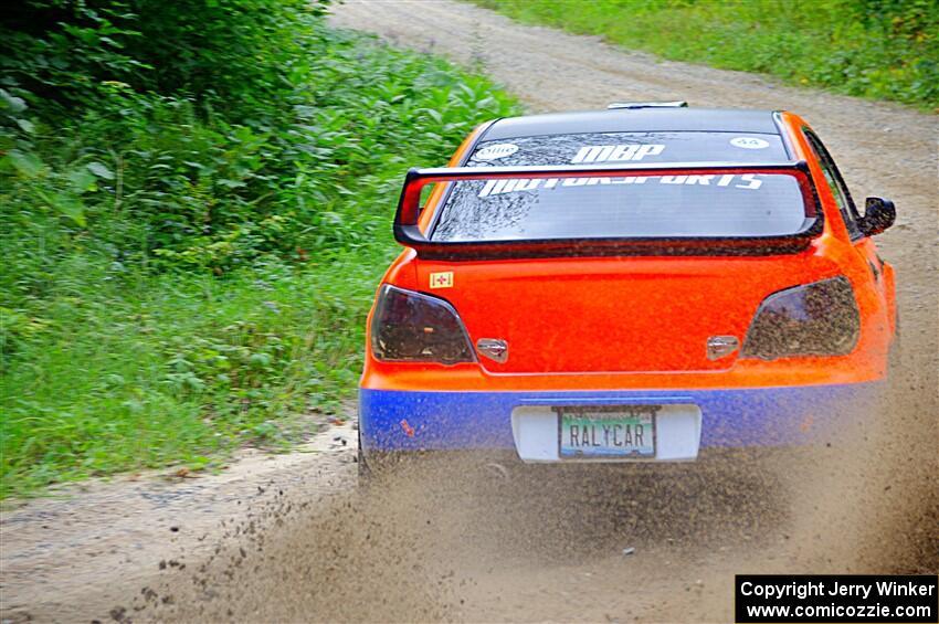 Mike Engle / Morgan Engle Subaru WRX on SS1, Steamboat I.