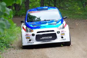 Brad Morris / Michael Hordijk Mitsubishi Mirage on SS1, Steamboat I.