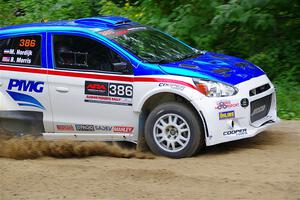 Brad Morris / Michael Hordijk Mitsubishi Mirage on SS1, Steamboat I.