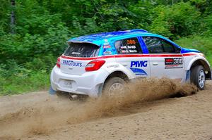 Brad Morris / Michael Hordijk Mitsubishi Mirage on SS1, Steamboat I.