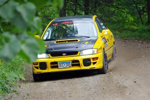 Steve Gingras / Katie Gingras Subaru Impreza on SS1, Steamboat I.