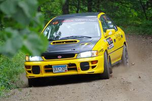 Steve Gingras / Katie Gingras Subaru Impreza on SS1, Steamboat I.