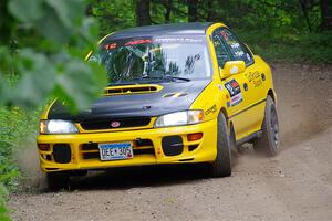 Steve Gingras / Katie Gingras Subaru Impreza on SS1, Steamboat I.