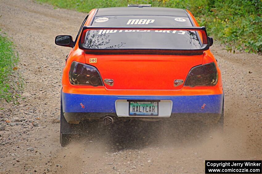 Mike Engle / Morgan Engle Subaru WRX on SS1, Steamboat I.