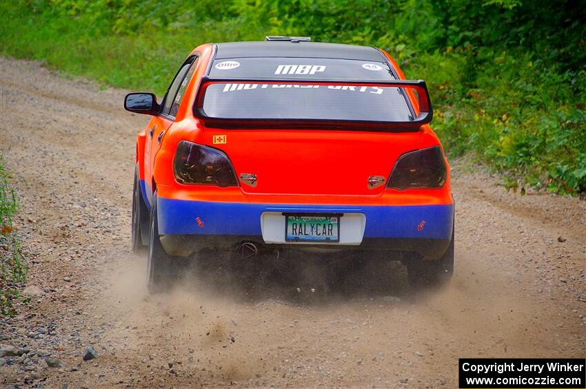 Mike Engle / Morgan Engle Subaru WRX on SS1, Steamboat I.