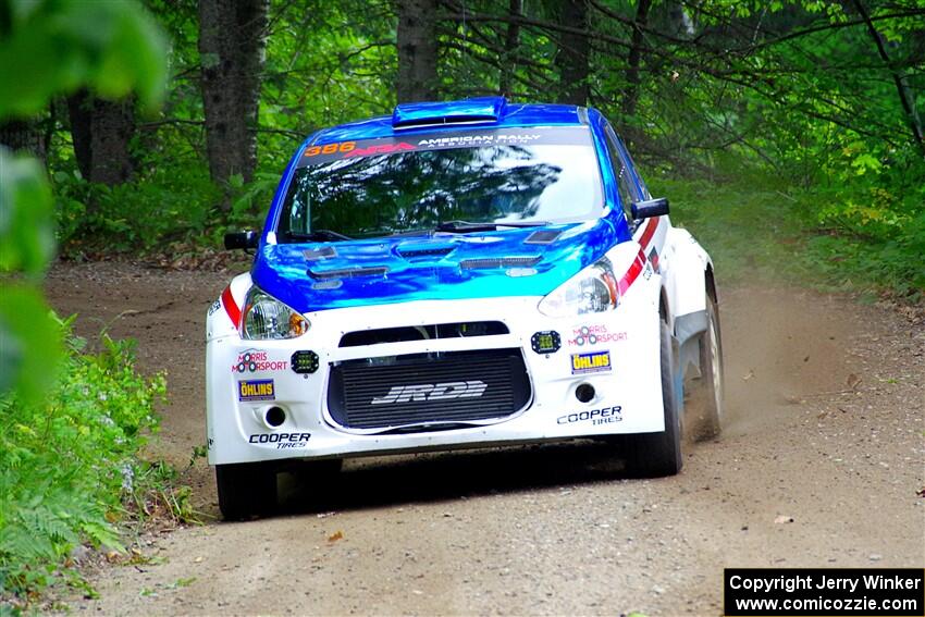 Brad Morris / Michael Hordijk Mitsubishi Mirage on SS1, Steamboat I.