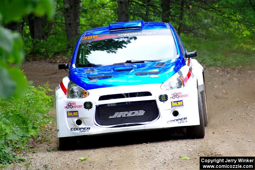 Brad Morris / Michael Hordijk Mitsubishi Mirage on SS1, Steamboat I.