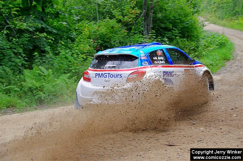 Brad Morris / Michael Hordijk Mitsubishi Mirage on SS1, Steamboat I.