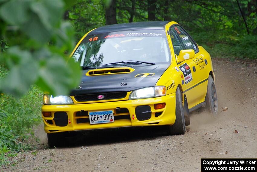 Steve Gingras / Katie Gingras Subaru Impreza on SS1, Steamboat I.