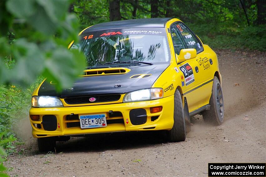 Steve Gingras / Katie Gingras Subaru Impreza on SS1, Steamboat I.