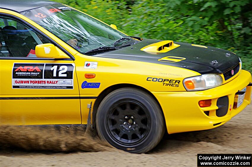 Steve Gingras / Katie Gingras Subaru Impreza on SS1, Steamboat I.