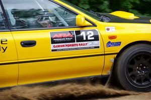 Steve Gingras / Katie Gingras Subaru Impreza on SS1, Steamboat I.