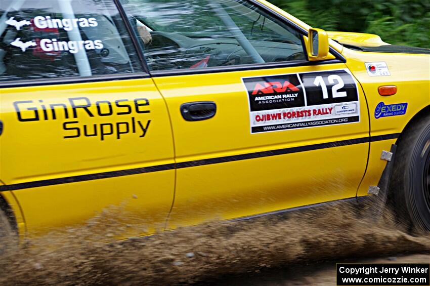 Steve Gingras / Katie Gingras Subaru Impreza on SS1, Steamboat I.