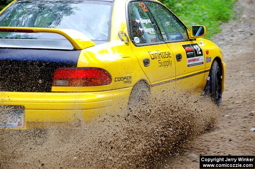 Steve Gingras / Katie Gingras Subaru Impreza on SS1, Steamboat I.