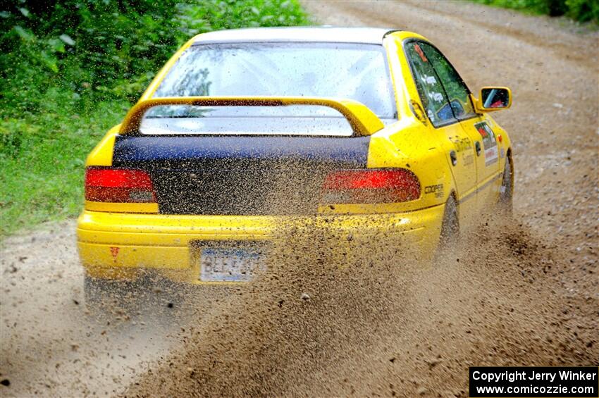 Steve Gingras / Katie Gingras Subaru Impreza on SS1, Steamboat I.