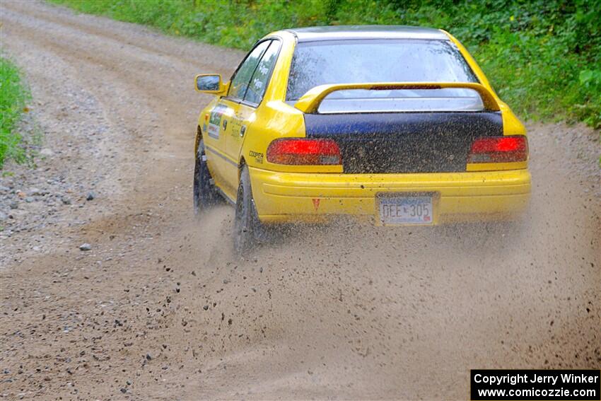 Steve Gingras / Katie Gingras Subaru Impreza on SS1, Steamboat I.