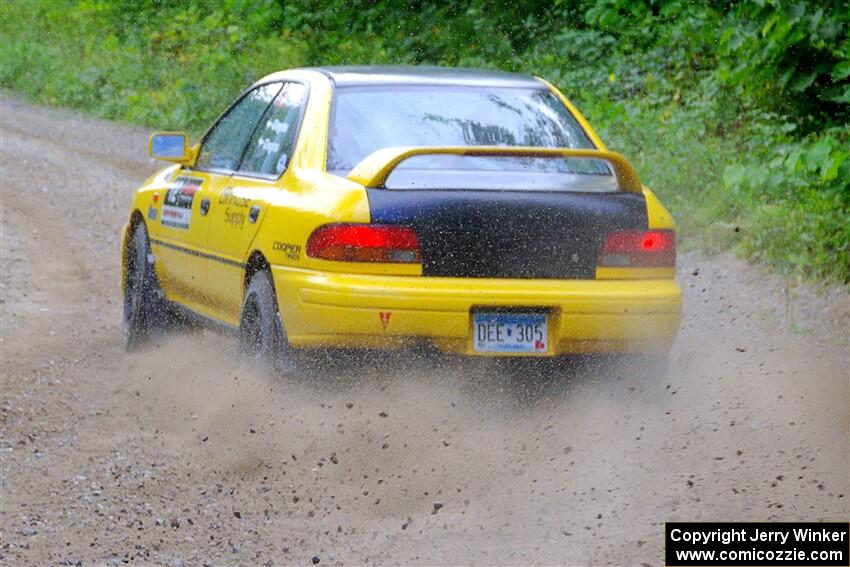 Steve Gingras / Katie Gingras Subaru Impreza on SS1, Steamboat I.