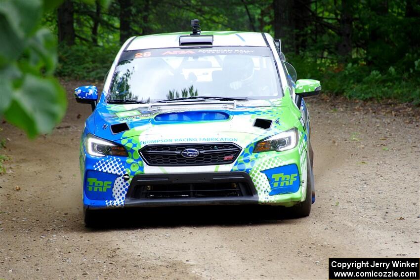 Rob Sanders / Boyd Smith Subaru WRX STi on SS1, Steamboat I.