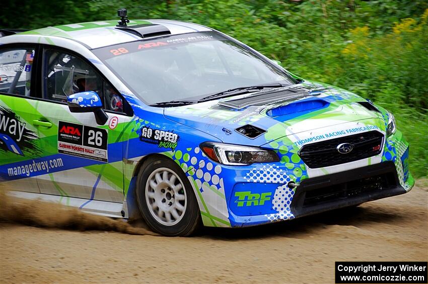 Rob Sanders / Boyd Smith Subaru WRX STi on SS1, Steamboat I.