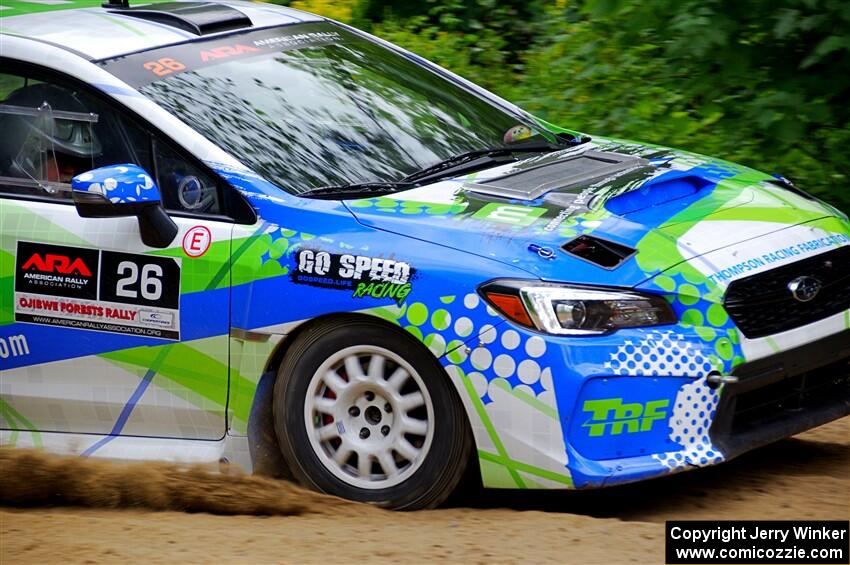 Rob Sanders / Boyd Smith Subaru WRX STi on SS1, Steamboat I.