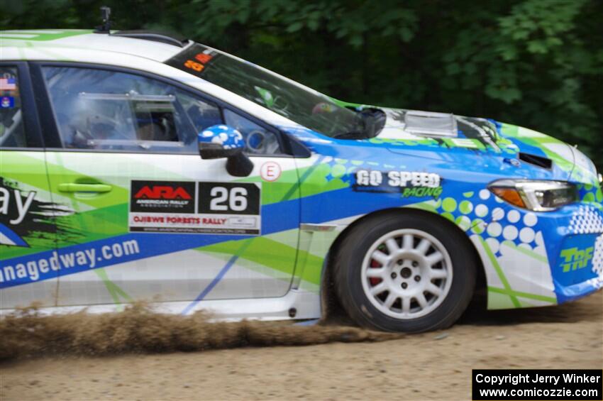 Rob Sanders / Boyd Smith Subaru WRX STi on SS1, Steamboat I.