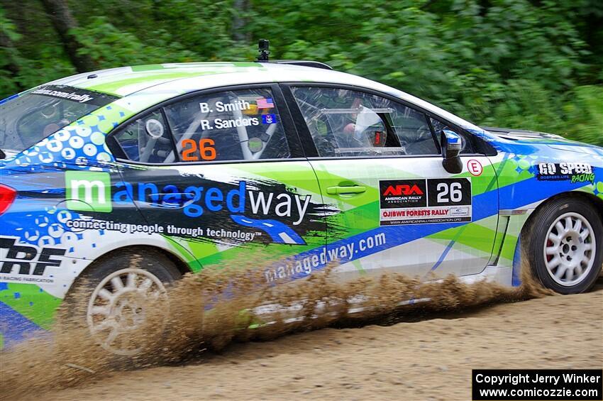 Rob Sanders / Boyd Smith Subaru WRX STi on SS1, Steamboat I.