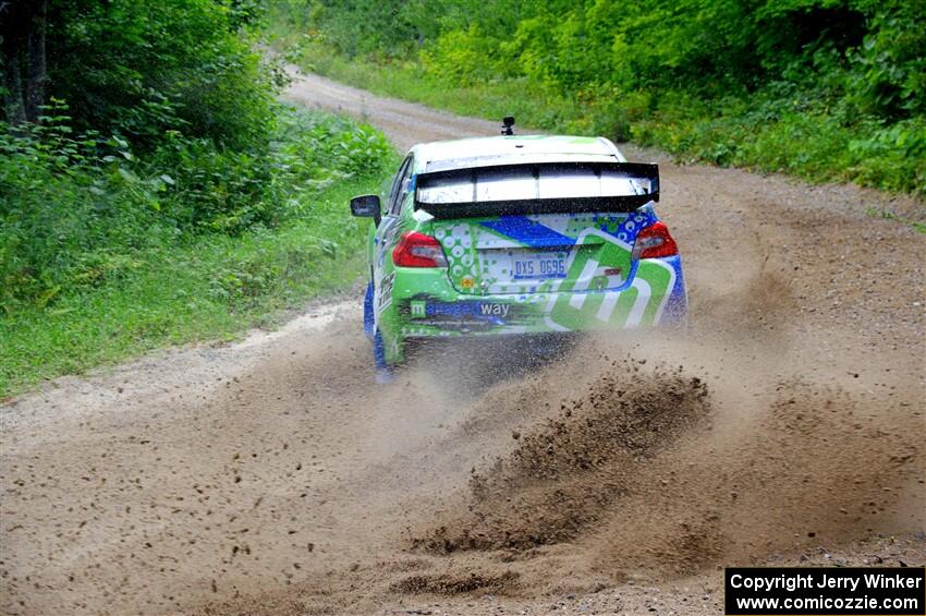 Rob Sanders / Boyd Smith Subaru WRX STi on SS1, Steamboat I.