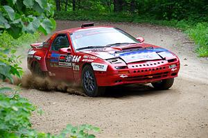 Al Dantes, Jr. / Andrew Sims Mazda RX-7 LS on SS1, Steamboat I.