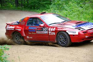 Al Dantes, Jr. / Andrew Sims Mazda RX-7 LS on SS1, Steamboat I.