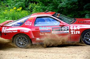 Al Dantes, Jr. / Andrew Sims Mazda RX-7 LS on SS1, Steamboat I.