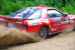 Al Dantes, Jr. / Andrew Sims Mazda RX-7 LS on SS1, Steamboat I.