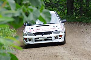 Chuck Surdyke / Cameron Carr Subaru Impreza on SS1, Steamboat I.