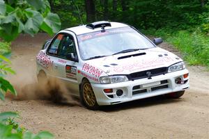 Chuck Surdyke / Cameron Carr Subaru Impreza on SS1, Steamboat I.