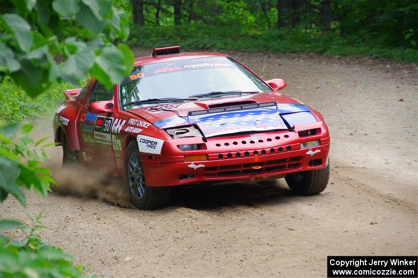 Al Dantes, Jr. / Andrew Sims Mazda RX-7 LS on SS1, Steamboat I.