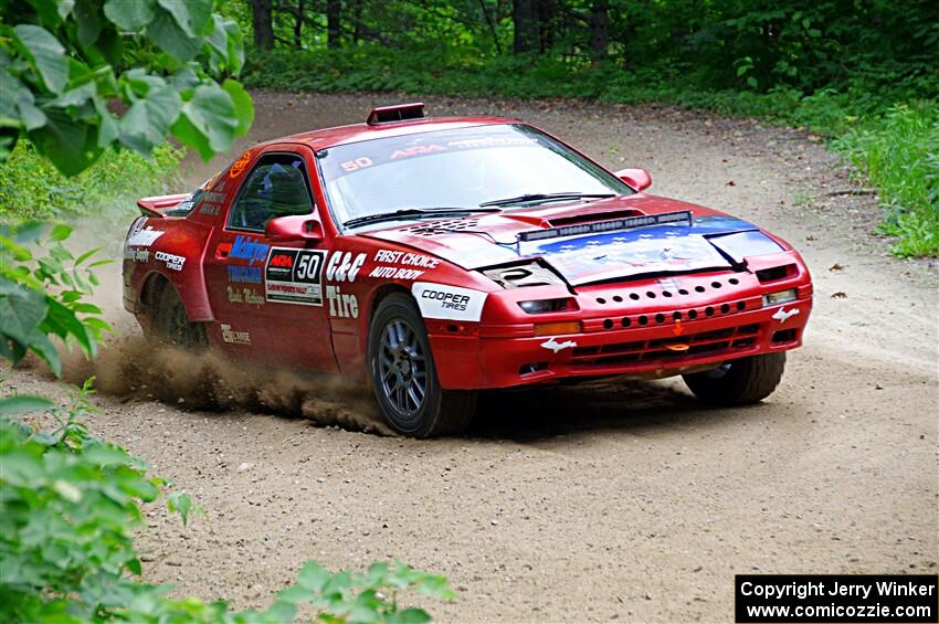 Al Dantes, Jr. / Andrew Sims Mazda RX-7 LS on SS1, Steamboat I.