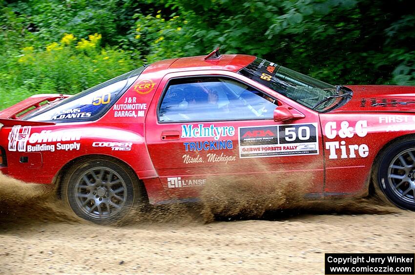 Al Dantes, Jr. / Andrew Sims Mazda RX-7 LS on SS1, Steamboat I.