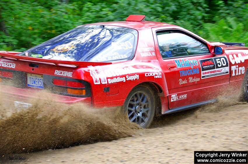 Al Dantes, Jr. / Andrew Sims Mazda RX-7 LS on SS1, Steamboat I.