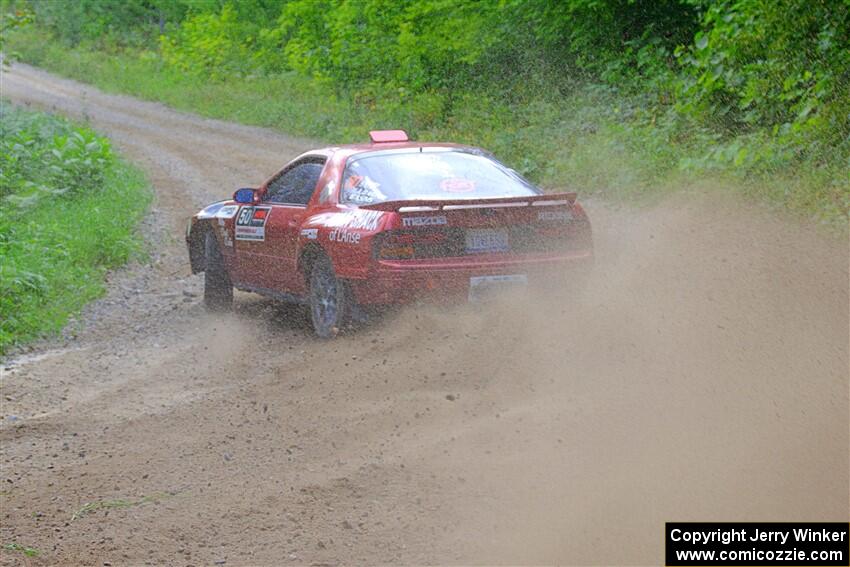 Al Dantes, Jr. / Andrew Sims Mazda RX-7 LS on SS1, Steamboat I.