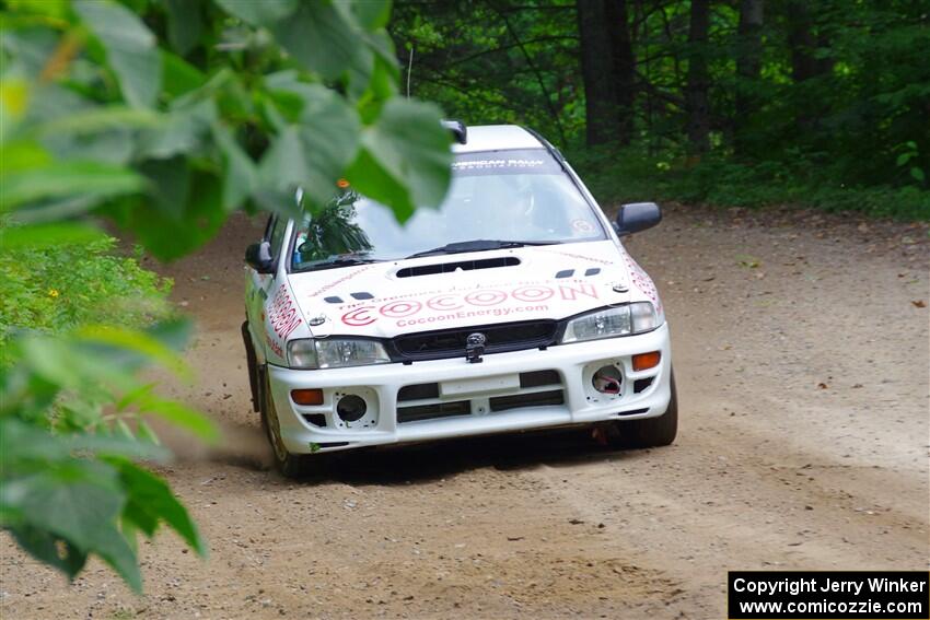 Chuck Surdyke / Cameron Carr Subaru Impreza on SS1, Steamboat I.