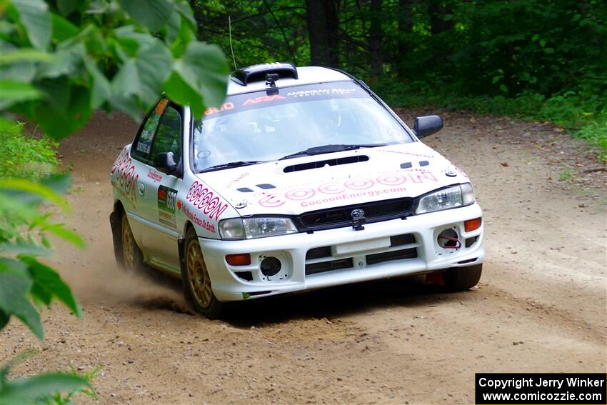 Chuck Surdyke / Cameron Carr Subaru Impreza on SS1, Steamboat I.