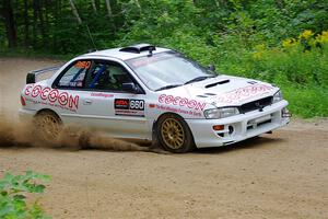 Chuck Surdyke / Cameron Carr Subaru Impreza on SS1, Steamboat I.