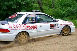 Chuck Surdyke / Cameron Carr Subaru Impreza on SS1, Steamboat I.