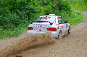 Chuck Surdyke / Cameron Carr Subaru Impreza on SS1, Steamboat I.